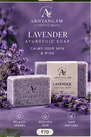 Abhyangam Lavender Ayurvedic soap