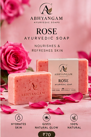 Abhyangam Rose Ayurvedic soap